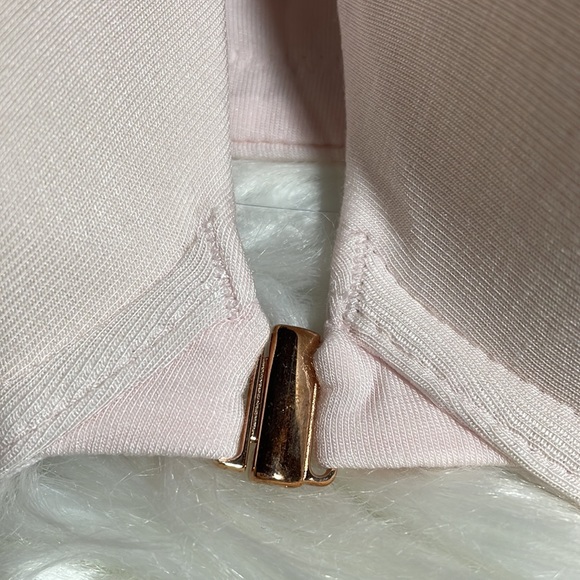 NWT Le Mystere razor back light pink shell front closure soft 34F sports support - Picture 2 of 15